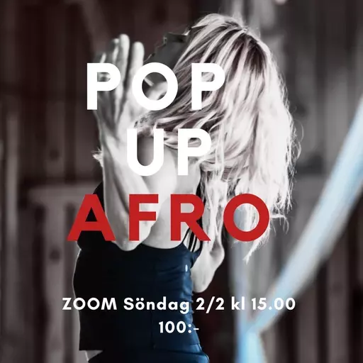 POP UP AFRO live zoom