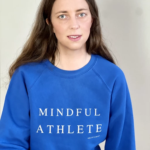 MINDFUL ATHLETE blå sweat